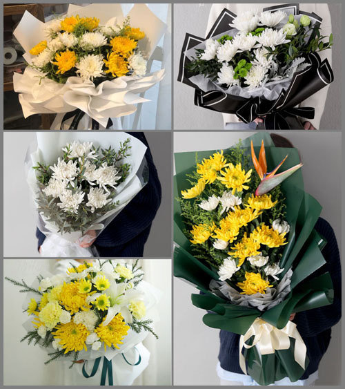 河南南阳邓州市高集乡李岗村白事花束代送